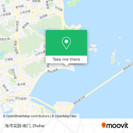 海湾花园-南门 map