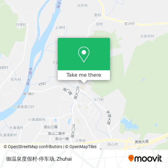 御温泉度假村-停车场 map