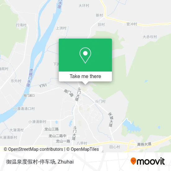 御温泉度假村-停车场 map