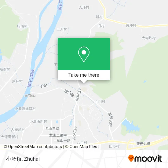 小汤镇 map