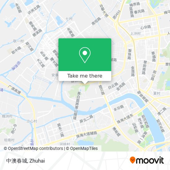 中澳春城 map