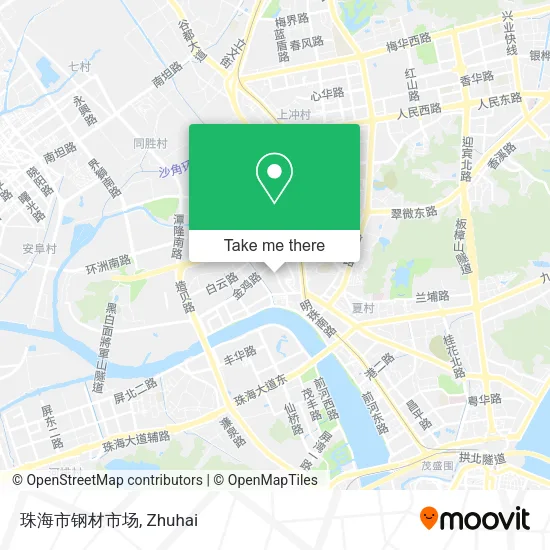 珠海市钢材市场 map