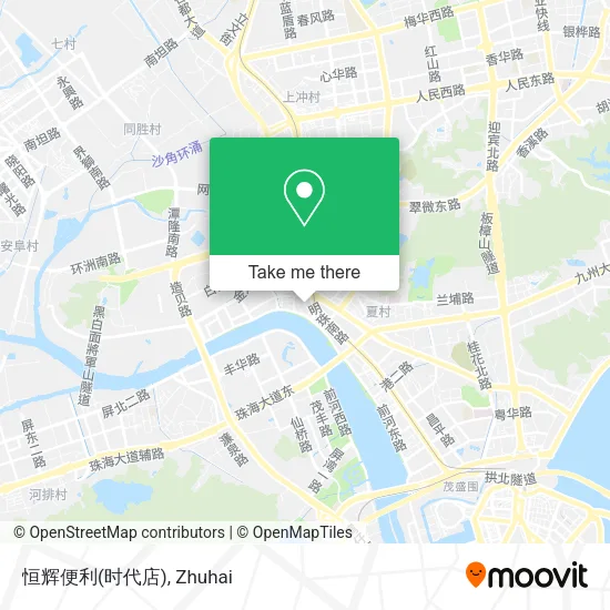 恒辉便利(时代店) map