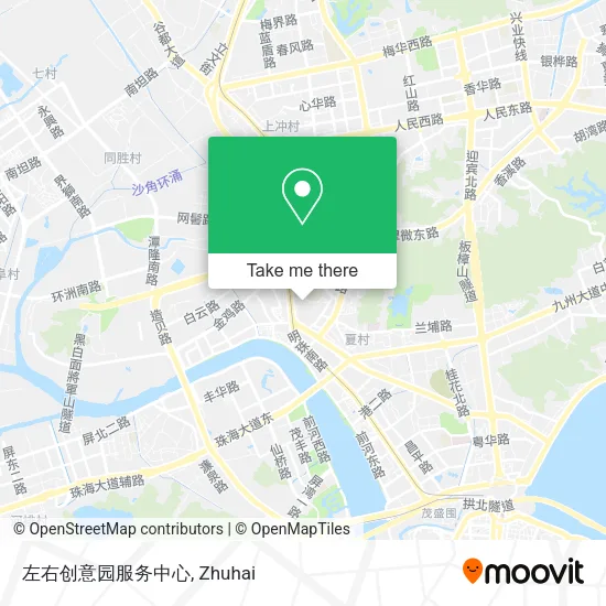 左右创意园服务中心 map