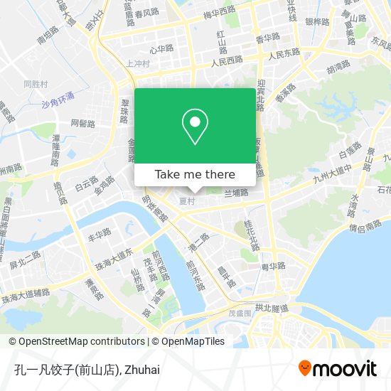 孔一凡饺子(前山店) map