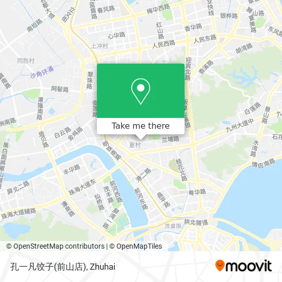 孔一凡饺子(前山店) map