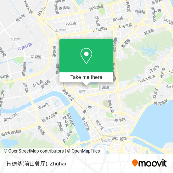 肯德基(前山餐厅) map