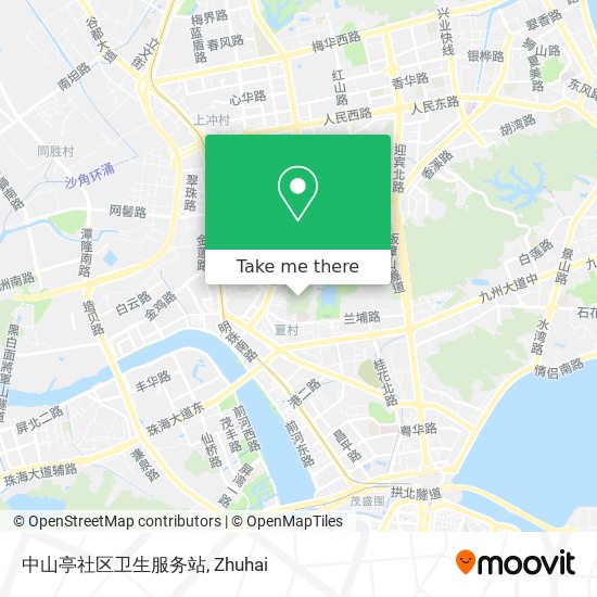 中山亭社区卫生服务站 map