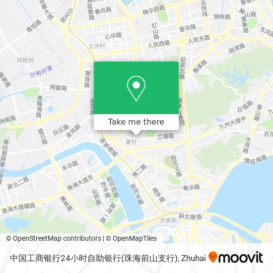 中国工商银行24小时自助银行(珠海前山支行) map