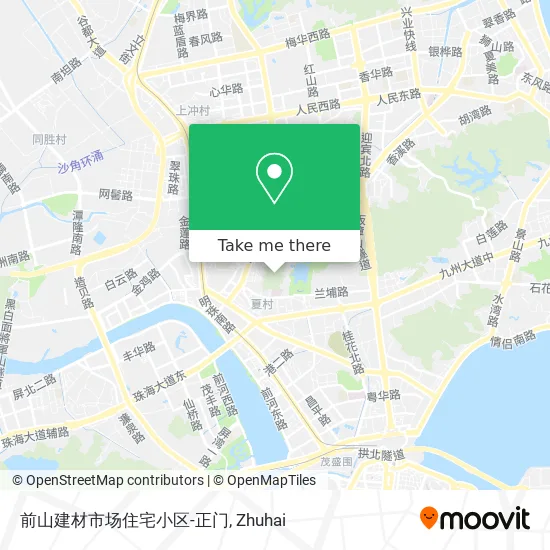 前山建材市场住宅小区-正门 map