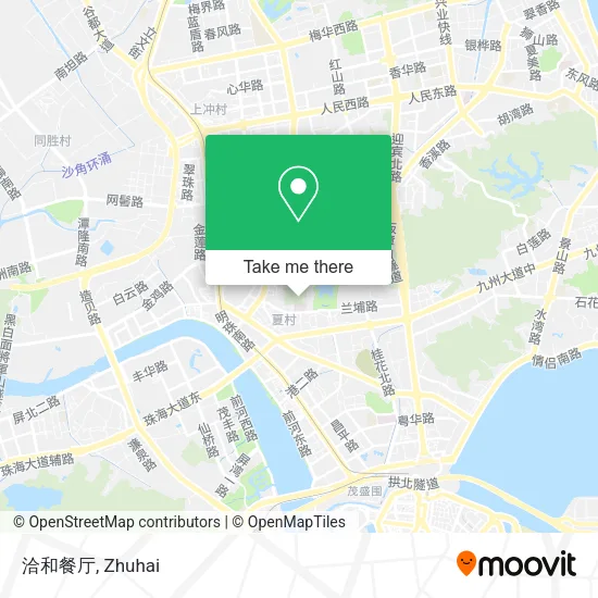 洽和餐厅 map