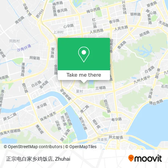正宗电白家乡鸡饭店 map