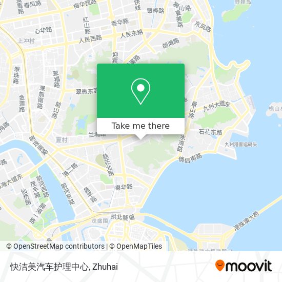 快洁美汽车护理中心 map