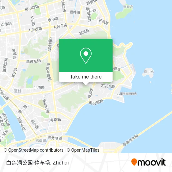 白莲洞公园-停车场 map