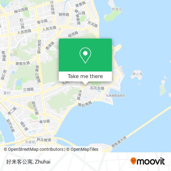 好来客公寓 map