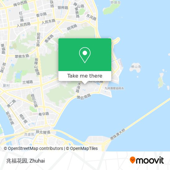 兆福花园 map