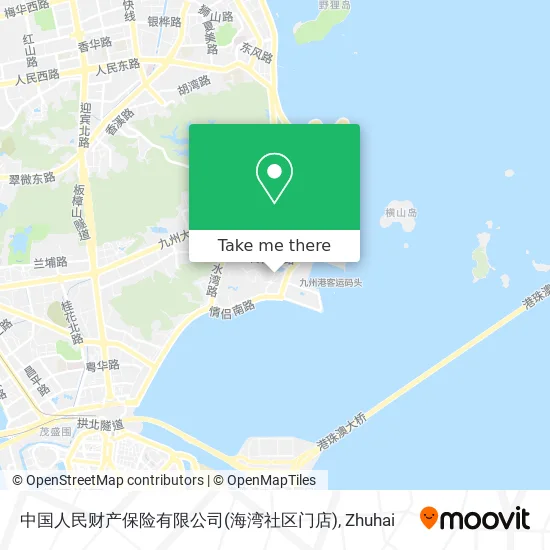 中国人民财产保险有限公司(海湾社区门店) map