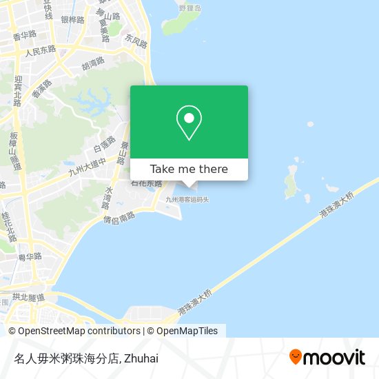 名人毋米粥珠海分店 map