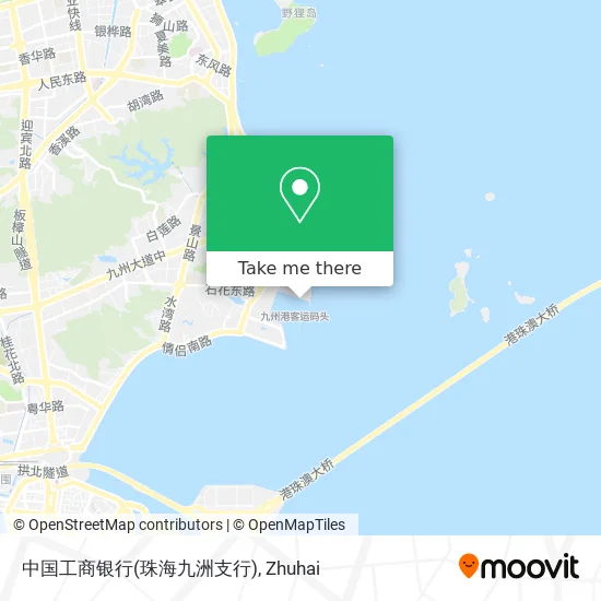 中国工商银行(珠海九洲支行) map