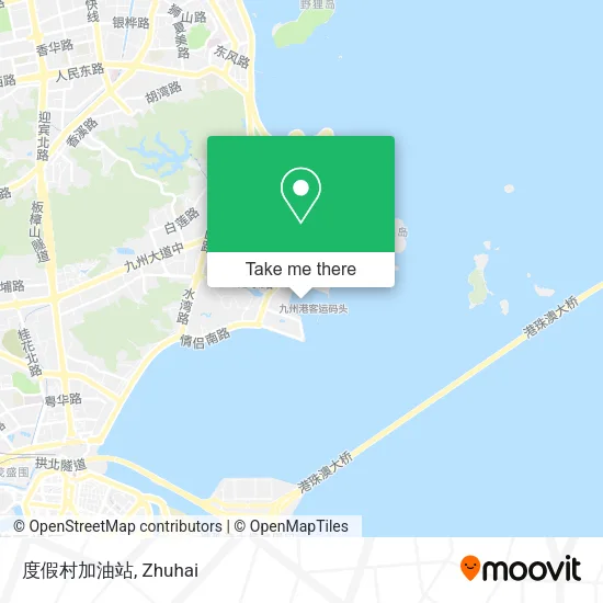 度假村加油站 map