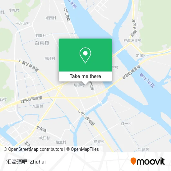 汇豪酒吧 map