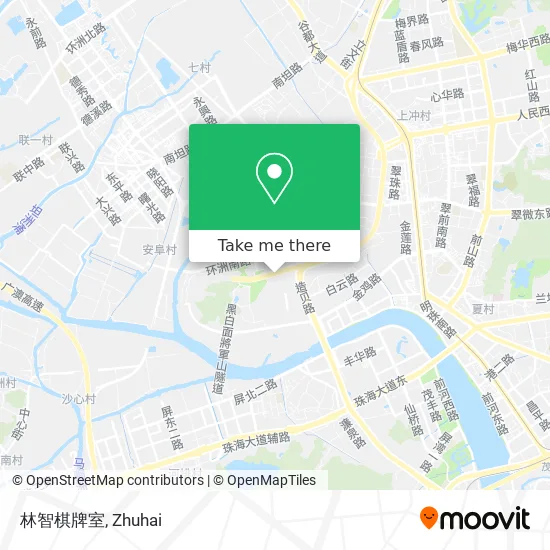 林智棋牌室 map