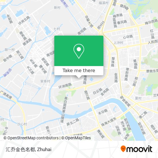 汇乔金色名都 map