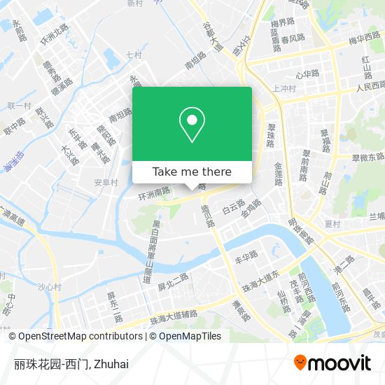 丽珠花园-西门 map
