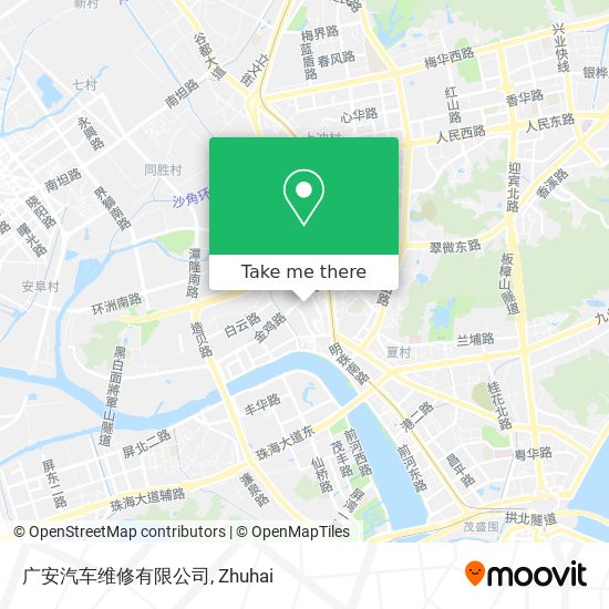 广安汽车维修有限公司 map