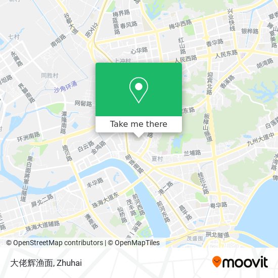 大佬辉渔面 map