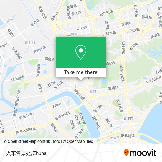 火车售票处 map