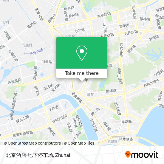 北京酒店-地下停车场 map
