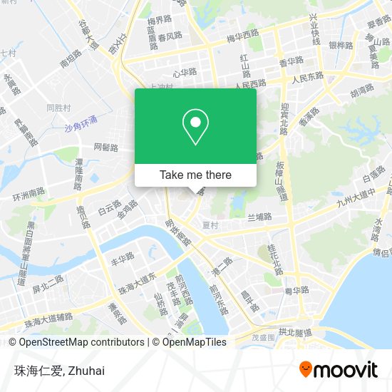 珠海仁爱 map