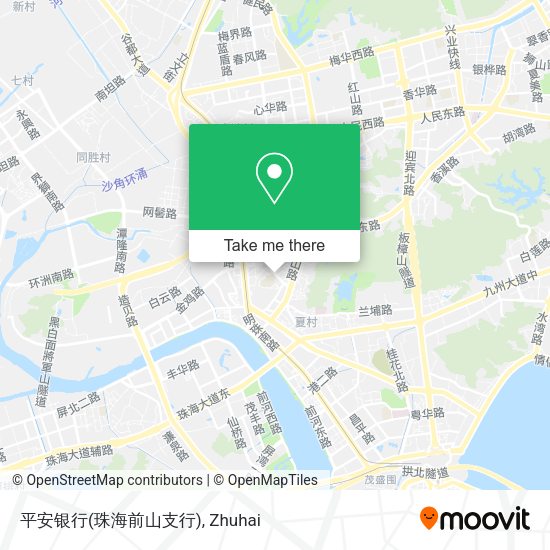 平安银行(珠海前山支行) map