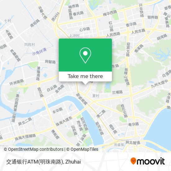 交通银行ATM(明珠南路) map