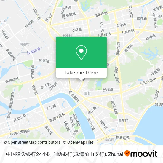 中国建设银行24小时自助银行(珠海前山支行) map