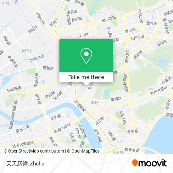 天天新鲜 map