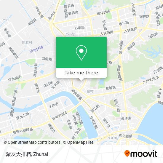聚友大排档 map