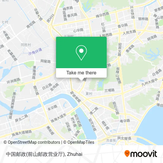 中国邮政(前山邮政营业厅) map