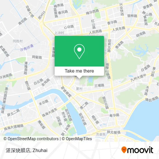 湛深烧腊店 map