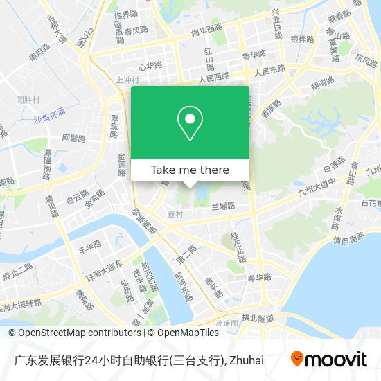 广东发展银行24小时自助银行(三台支行) map