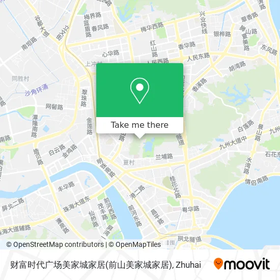 财富时代广场美家城家居(前山美家城家居) map