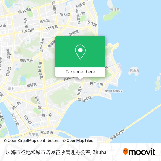 珠海市征地和城市房屋征收管理办公室 map