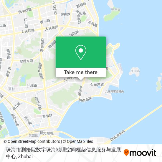珠海市测绘院数字珠海地理空间框架信息服务与发展中心 map