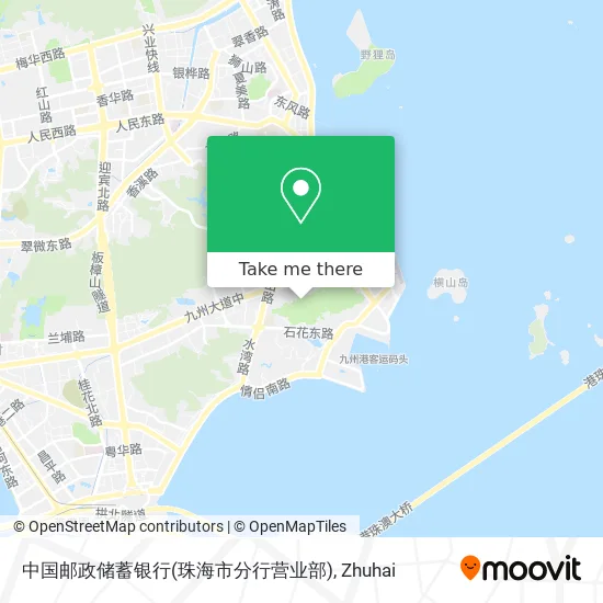 中国邮政储蓄银行(珠海市分行营业部) map