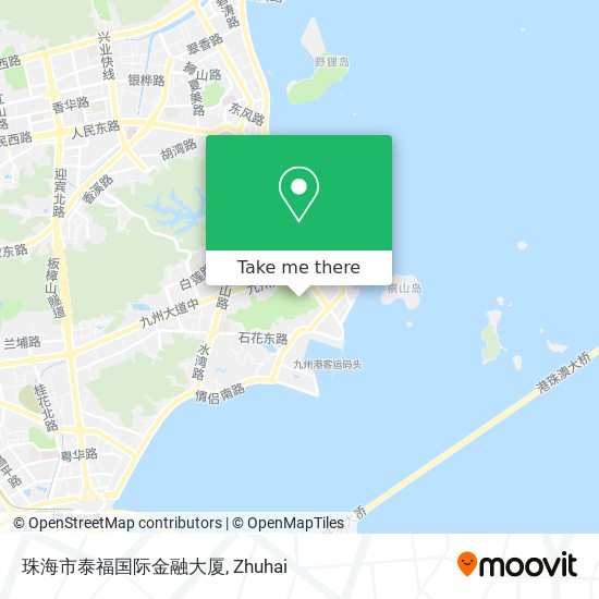 珠海市泰福国际金融大厦 map