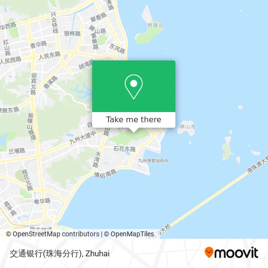交通银行(珠海分行) map