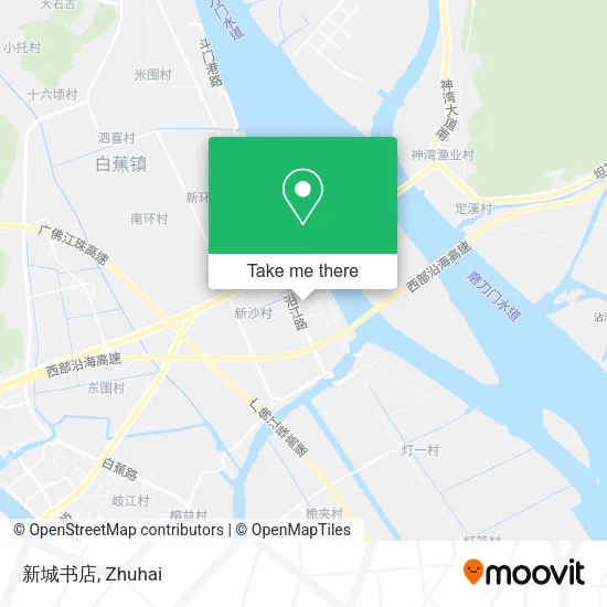 新城书店 map