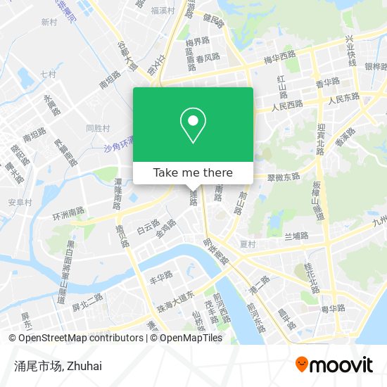 涌尾市场 map