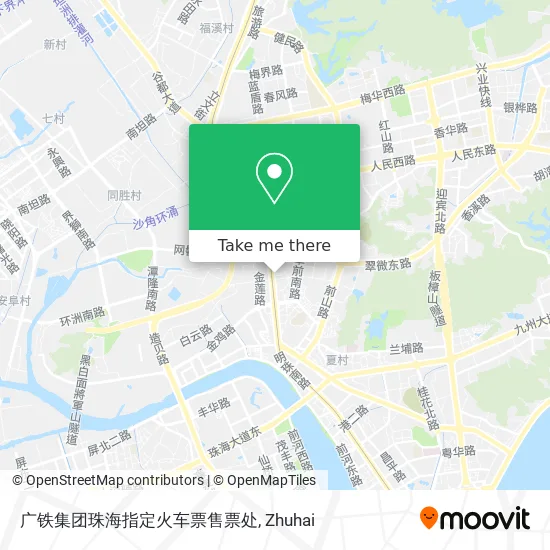广铁集团珠海指定火车票售票处 map